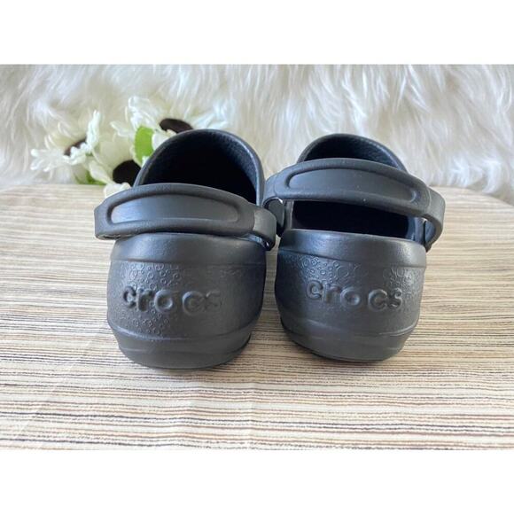 Crocs Womens Sling Backs Ankle Strap Flower Pattern US 6 Summer Sandal Clogs - Picture 6 of 9